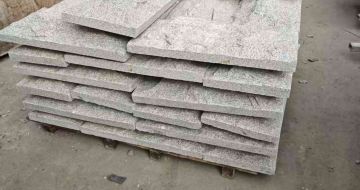 承德芝麻白蘑菇石，自然面