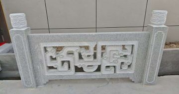 承德芝麻白河道栏杆 桥栏杆