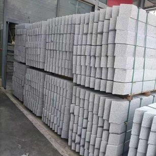 承德芝麻白树围石 树池