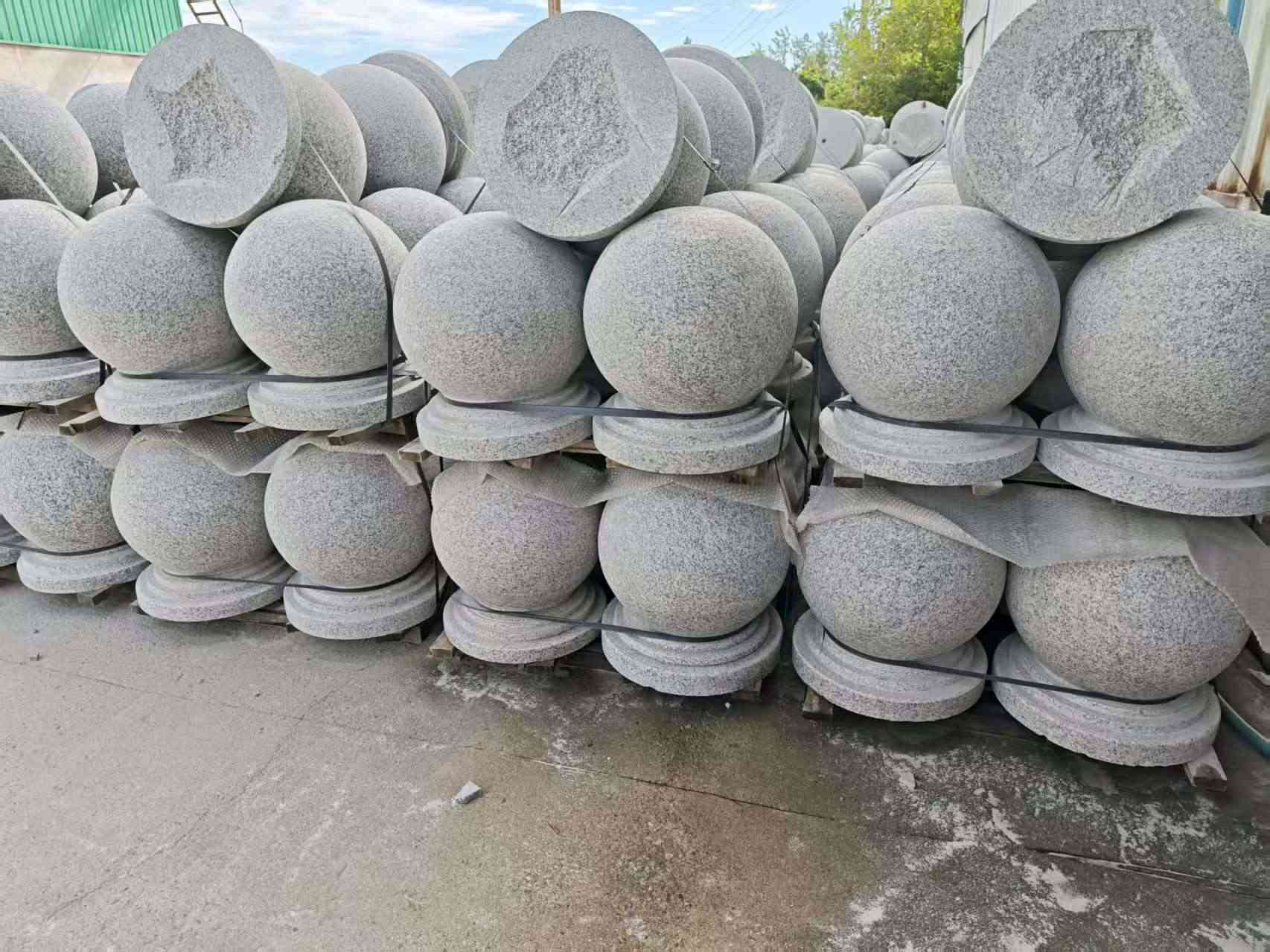 承德圆球石球挡车球