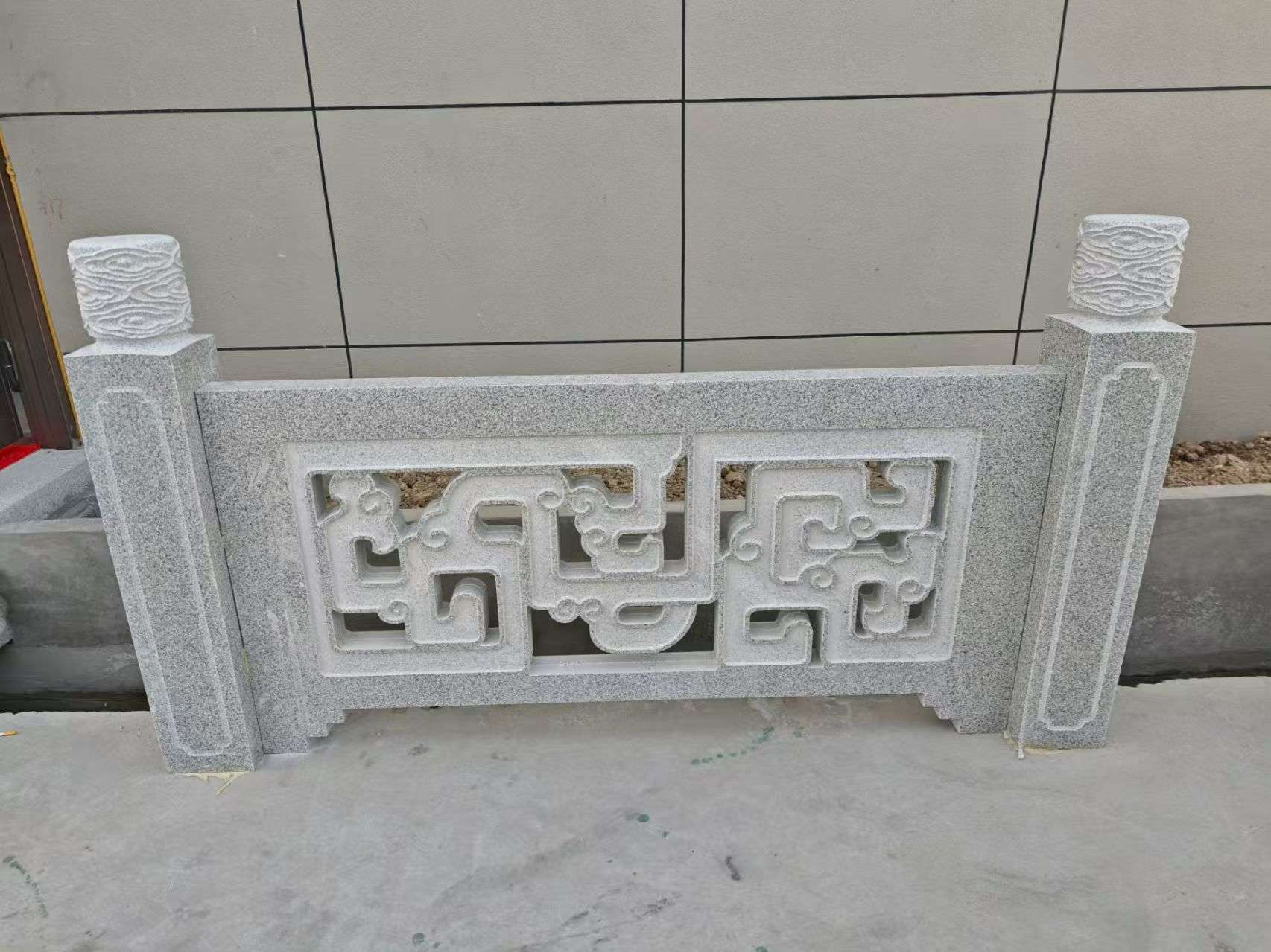 承德芝麻白河道栏杆 桥栏杆