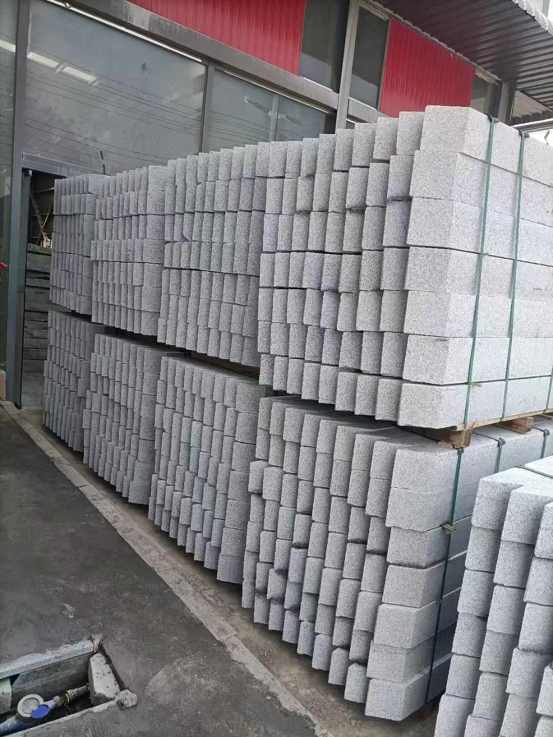 承德芝麻白树围石 树池