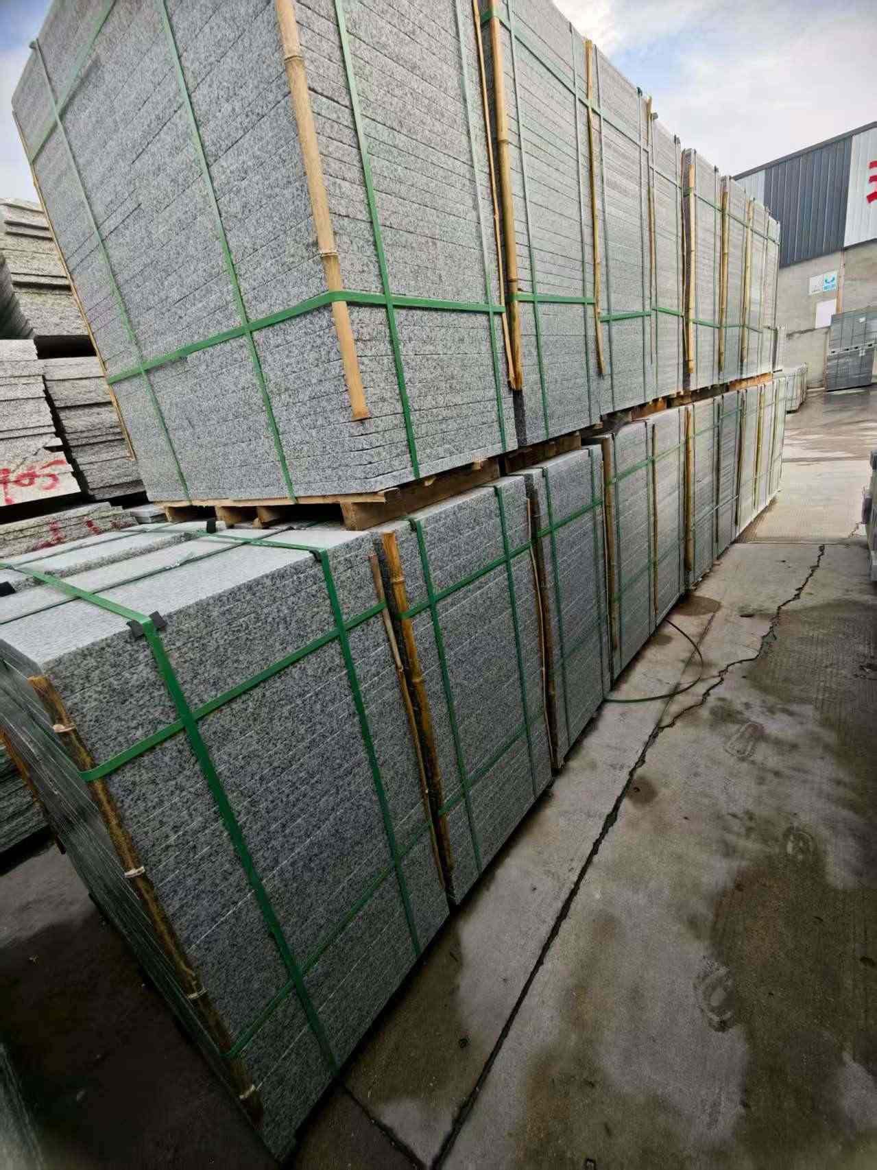 承德芝麻白地铺版 石材地铺石